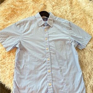 UNTUCKit Blue and White Gingham Men's Shirt